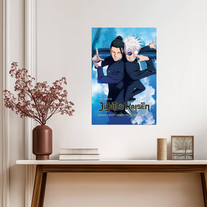 Jujutsu Kaisen Gojo & Geto | Anime Poster | Hidden Inventory Art Print - Anime Poster