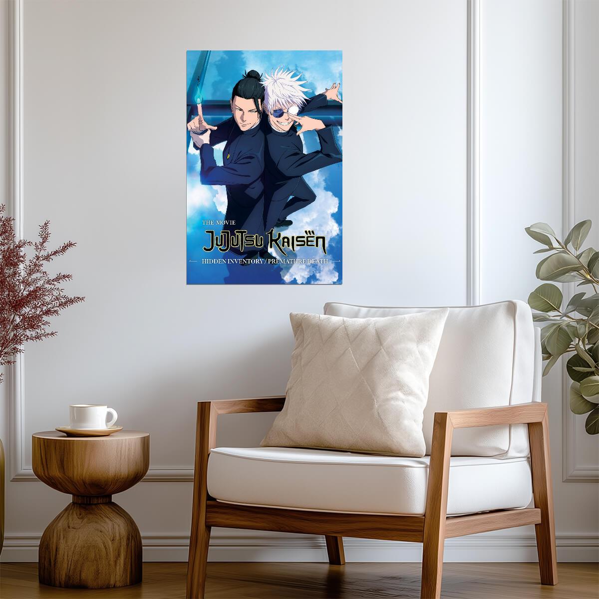 Jujutsu Kaisen Gojo & Geto | Anime Poster | Hidden Inventory Art Print - Anime Poster