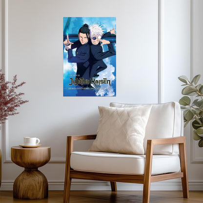 Jujutsu Kaisen Gojo & Geto | Anime Poster | Hidden Inventory Art Print - Anime Poster