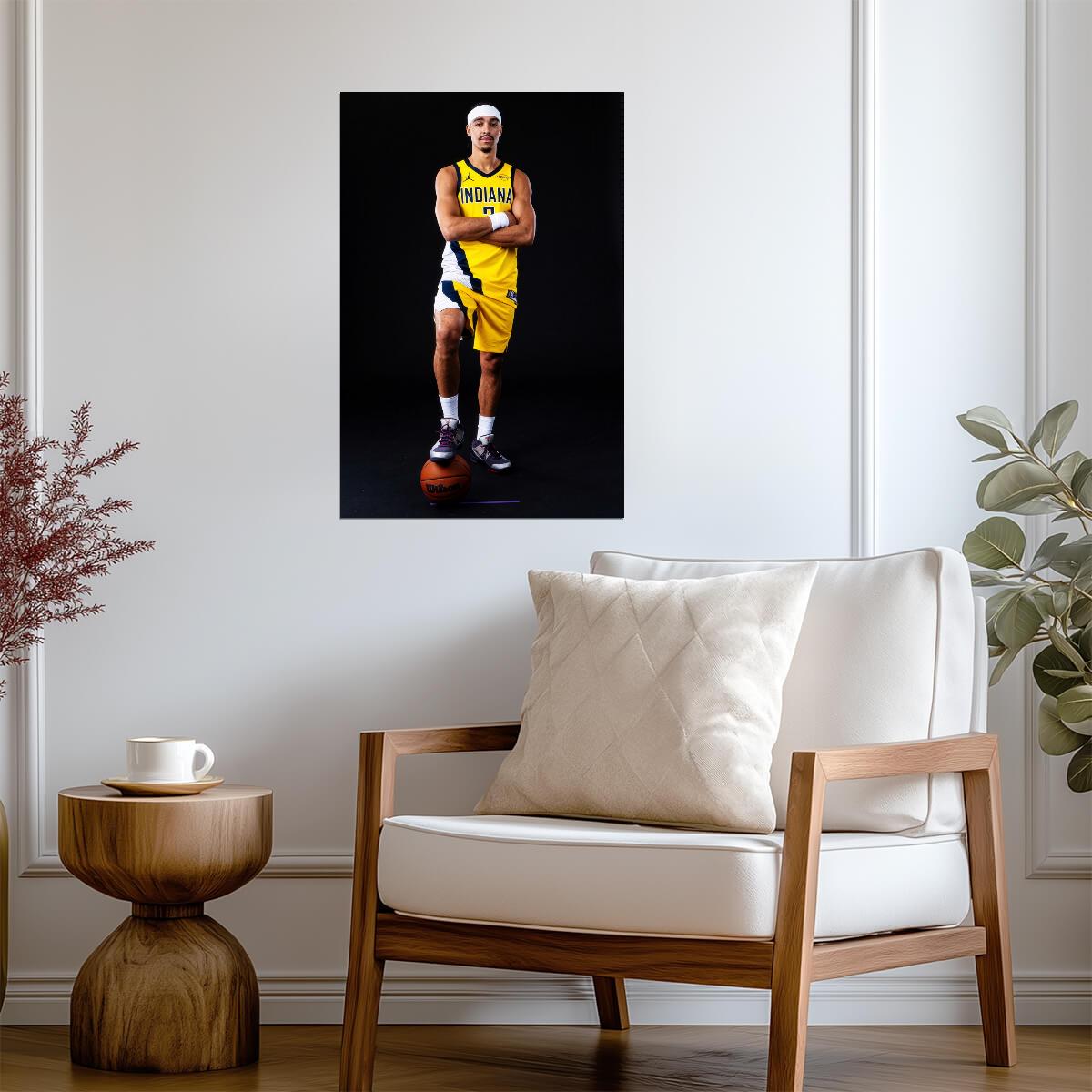 Andrew Nembhard Indiana Pacers | Basketball Poster | Sports Legend Print - Sports Poster