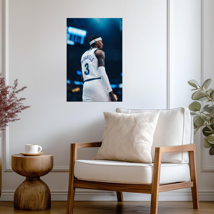 Jaden McDaniels Minnesota Timberwolves | Basketball Poster | NBA Art Print - Sports Poster