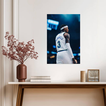 Jaden McDaniels Minnesota Timberwolves | Basketball Poster | NBA Art Print - Sports Poster