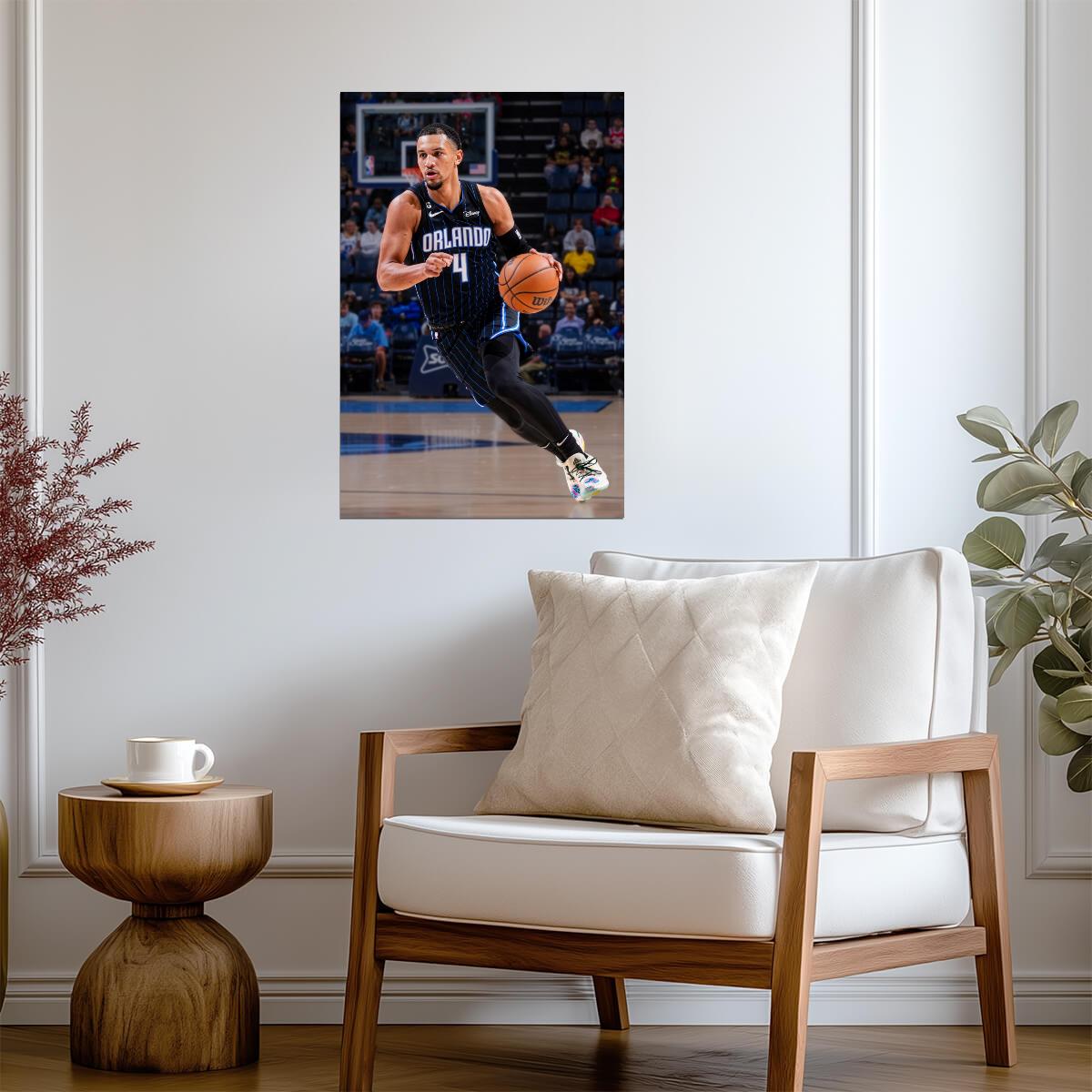 Jalen Suggs Orlando Magic Dribbling | Basketball Poster | Sports Art Print - Sports Poster