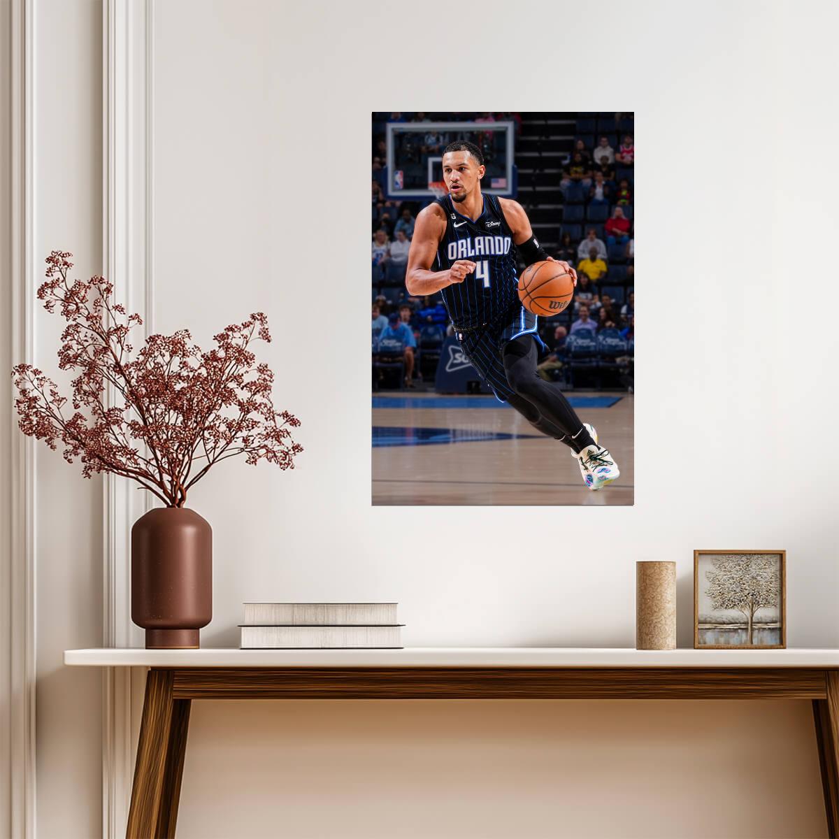Jalen Suggs Orlando Magic Dribbling | Basketball Poster | Sports Art Print - Sports Poster