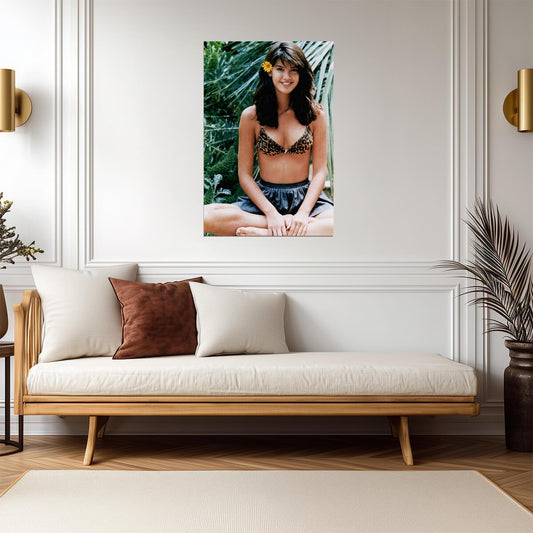 Phoebe Cates Leopard Bikini | 80s Actress Poster | Vintage Celebrity Wall Art - Celebrities Poster