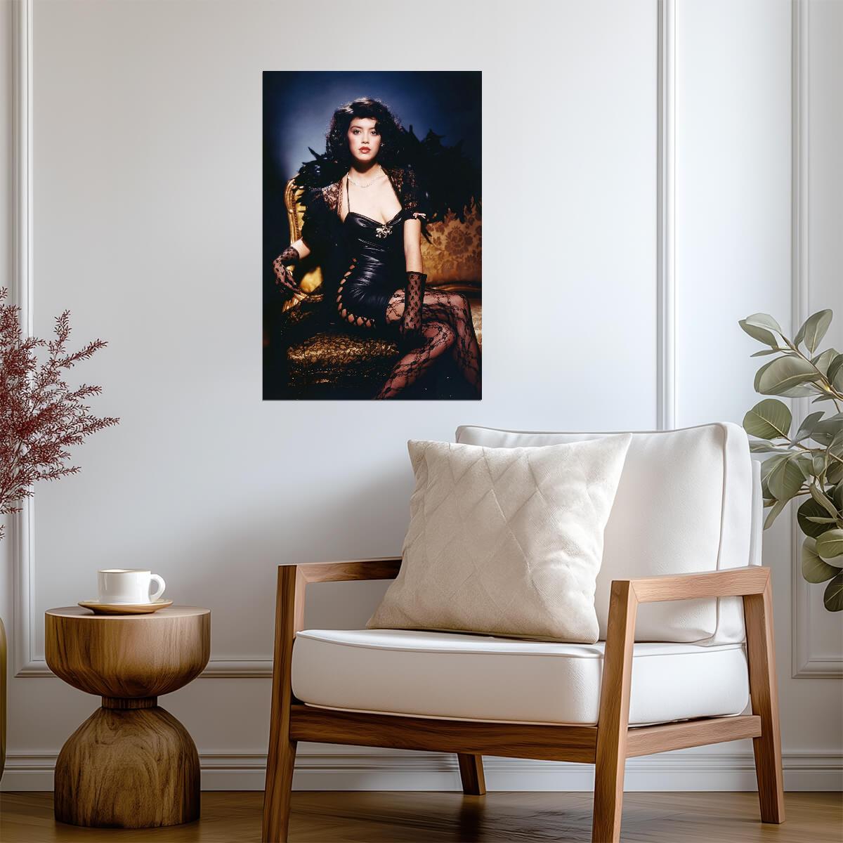 Lace Phoebe Cates Black Outfit | Movie Poster | 80s Retro Dramatic Art - Celebrities Poster