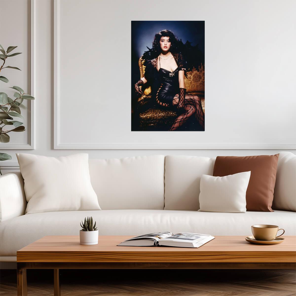 Lace Phoebe Cates Black Outfit | Movie Poster | 80s Retro Dramatic Art - Celebrities Poster
