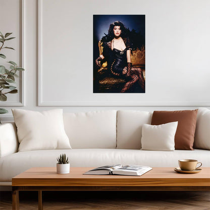Lace Phoebe Cates Black Outfit | Movie Poster | 80s Retro Dramatic Art - Celebrities Poster