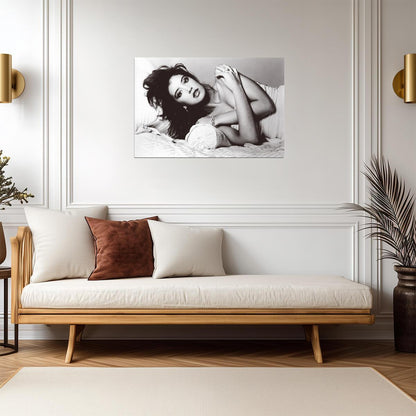 Phoebe Cates Black and White Portrait | Poster | Classic Movie Star Print - Celebrities Poster