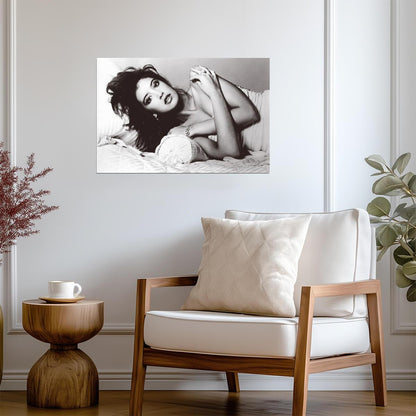 Phoebe Cates Black and White Portrait | Poster | Classic Movie Star Print - Celebrities Poster