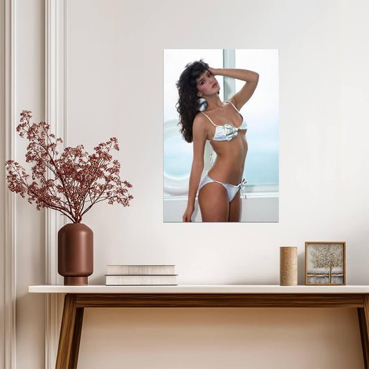 Phoebe Cates White Bikini Poolside | Poster | Sexy Celebrity Wall Decor - Celebrities Poster