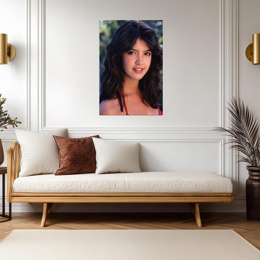 Phoebe Cates Close Up Portrait | Poster | 80s Movie Actress Wall Art - Celebrities Poster