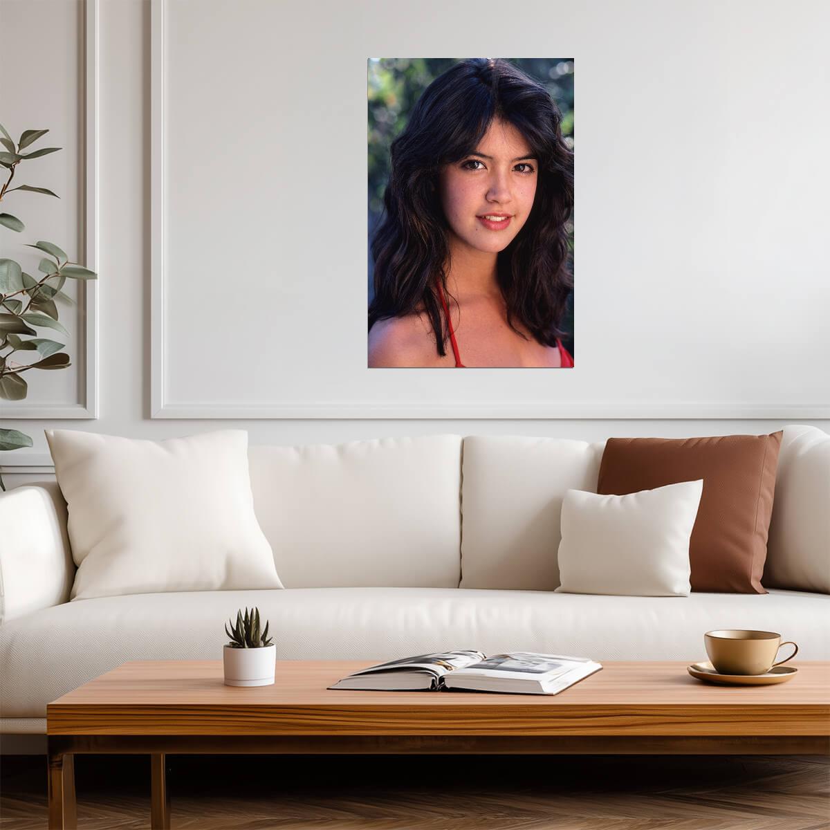 Phoebe Cates Close Up Portrait | Poster | 80s Movie Actress Wall Art - Celebrities Poster