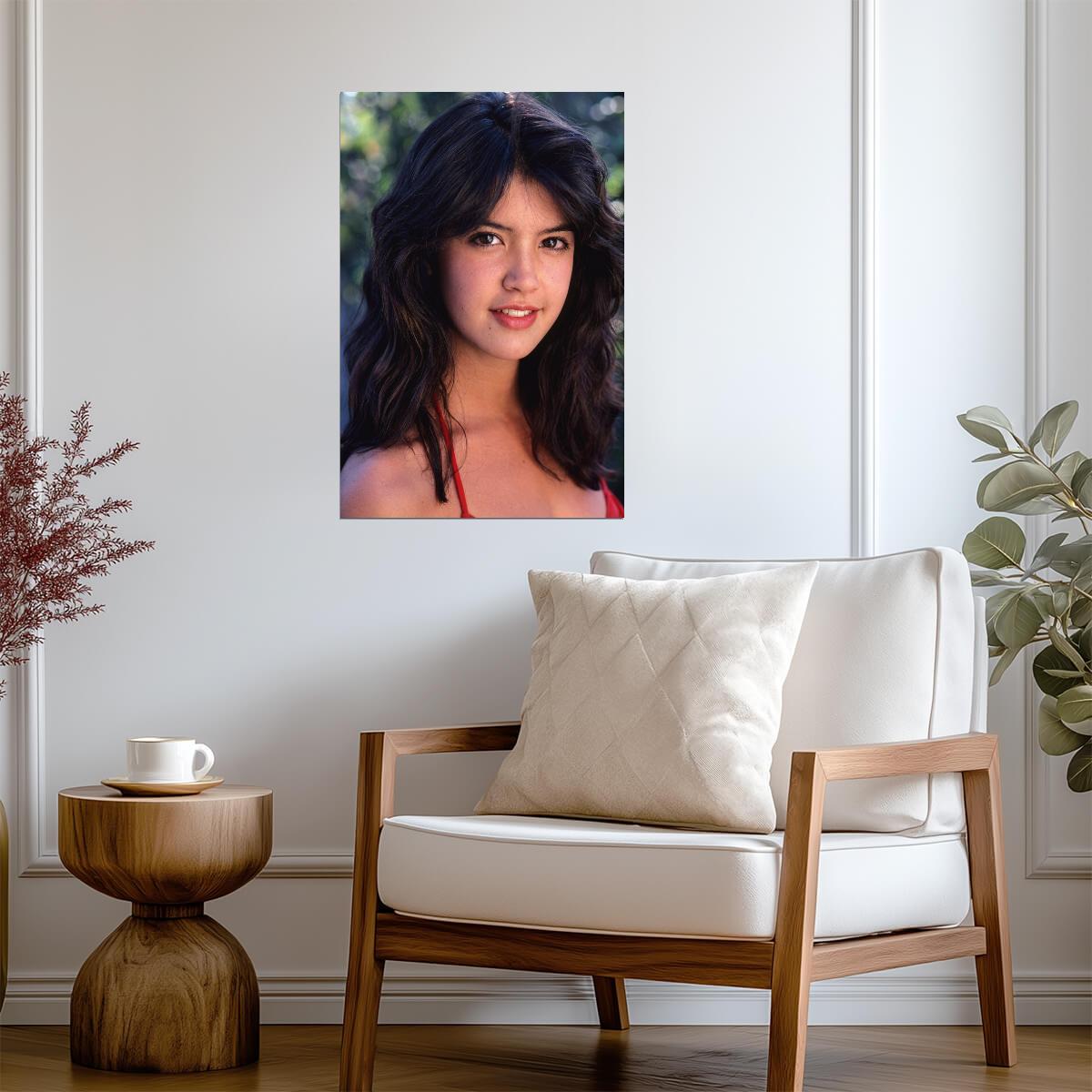 Phoebe Cates Close Up Portrait | Poster | 80s Movie Actress Wall Art - Celebrities Poster