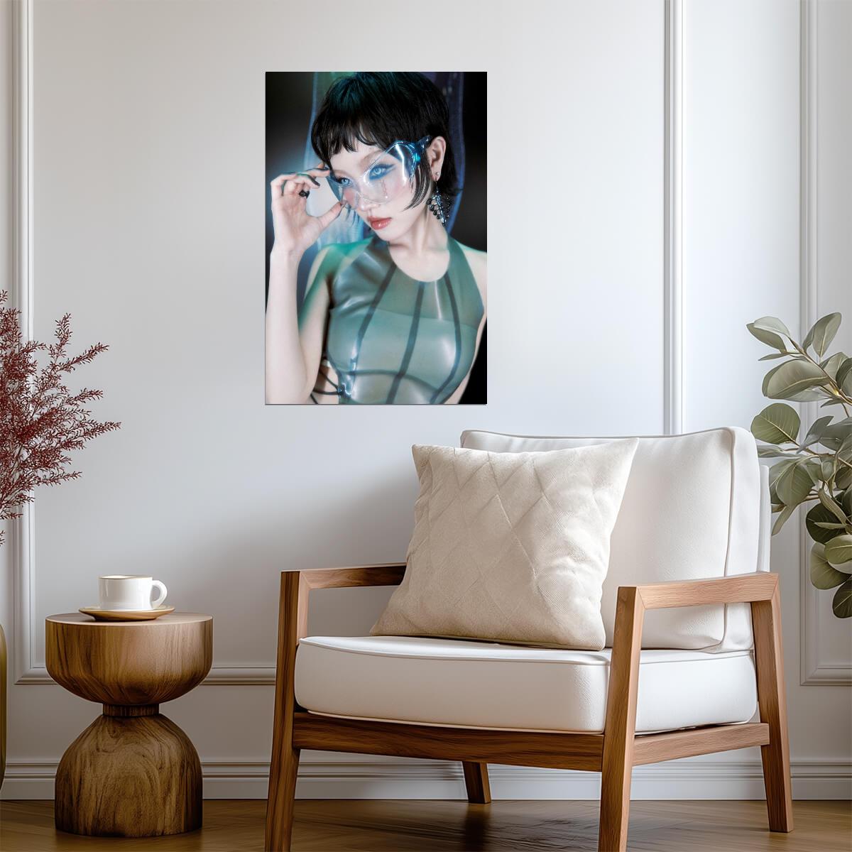 XG Chisa Black Pixie Cut | The Core Album Concept | K-Pop Poster - Music Poster