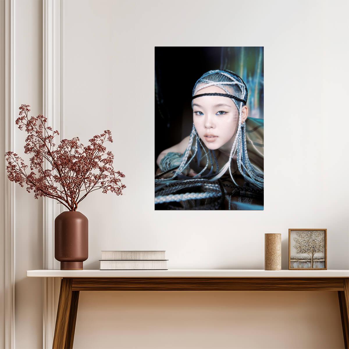 XG Cocona The Core Braided Hair | K-Pop Poster | Japanese Girl Group Art - Music Poster