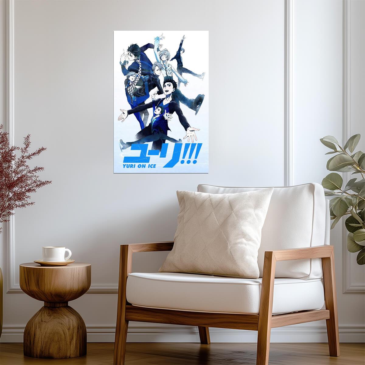 Yuri on Ice Group Art | Anime Poster | Figure Skating Shonen Print - Anime Poster