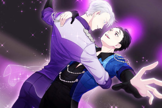 Yuri on Ice Yuuri Katsuki & Victor Nikiforov | Anime Poster | Ice Skating Duet Art - Anime Poster