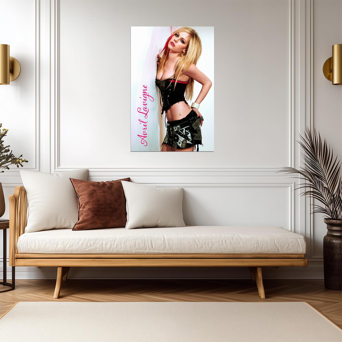 Avril Lavigne The Best Damn Thing Era | Y2K Poster | Sexy Pop Punk Style Art - Music Poster