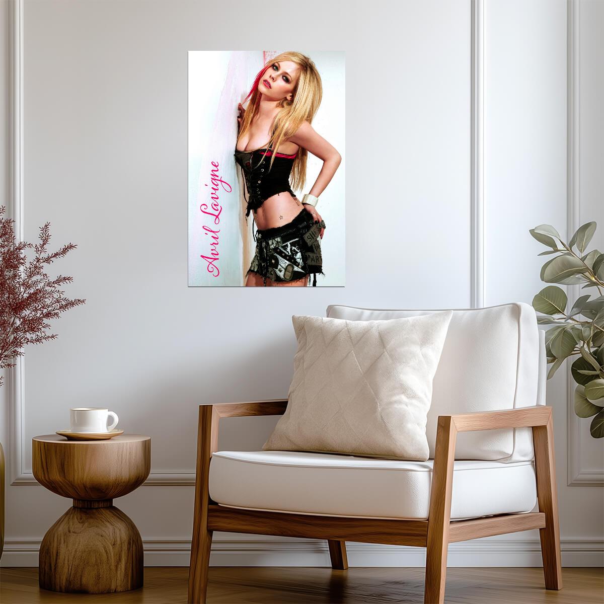 Avril Lavigne The Best Damn Thing Era | Y2K Poster | Sexy Pop Punk Style Art - Music Poster