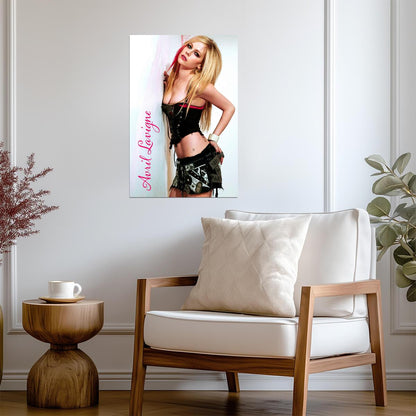 Avril Lavigne The Best Damn Thing Era | Y2K Poster | Sexy Pop Punk Style Art - Music Poster