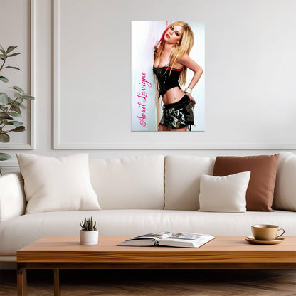 Avril Lavigne The Best Damn Thing Era | Y2K Poster | Sexy Pop Punk Style Art - Music Poster