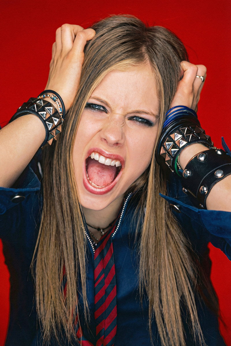 Avril Lavigne Screaming Portrait | Music Poster | Alternative Rock Wall Art - Music Poster