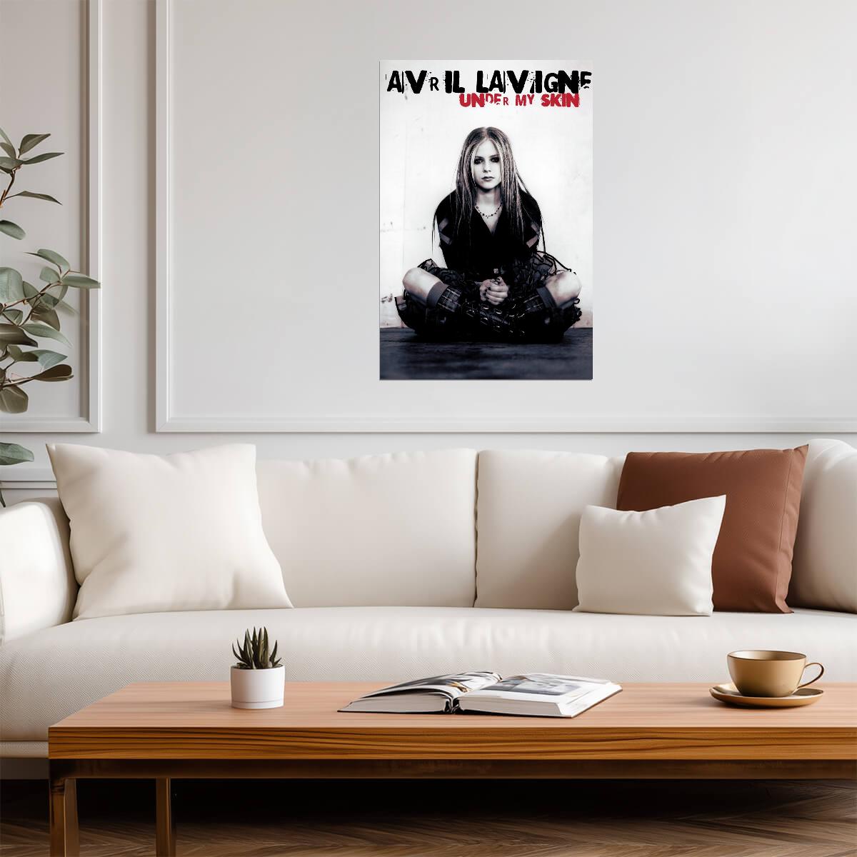 Avril Lavigne Under My Skin Album | Music Poster | 2000s Nostalgic Wall Art - Music Poster