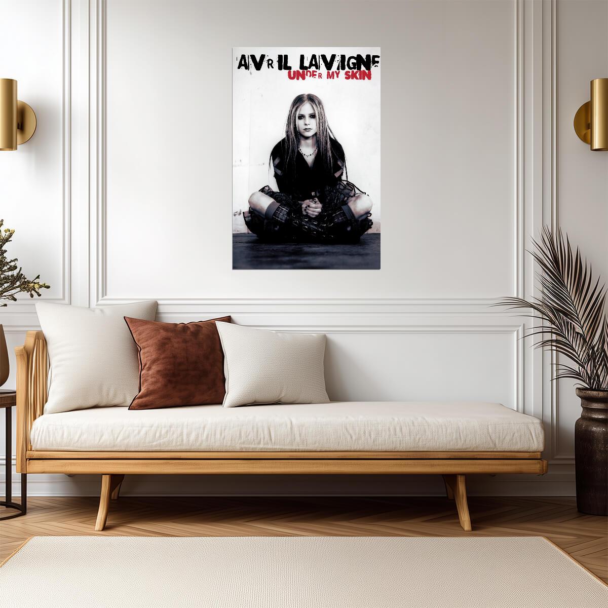 Avril Lavigne Under My Skin Album | Music Poster | 2000s Nostalgic Wall Art - Music Poster