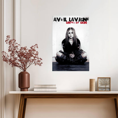 Avril Lavigne Under My Skin Album | Music Poster | 2000s Nostalgic Wall Art - Music Poster