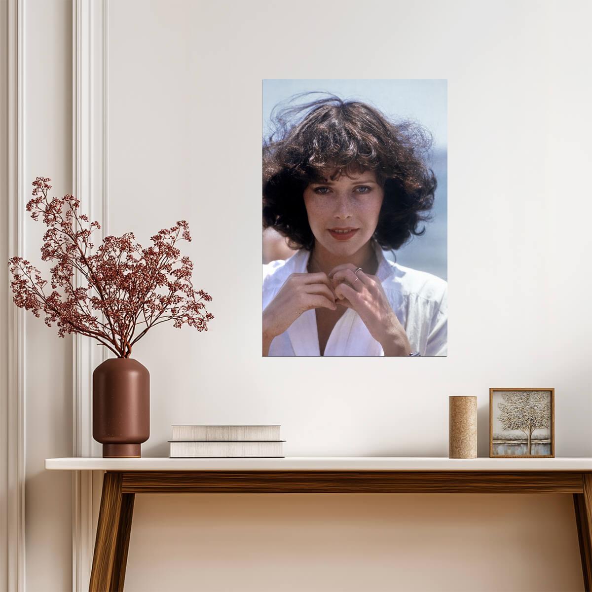 Sylvia Kristel Portrait Poster | Actress Wall Art Print - Celebrities Poster