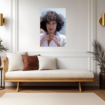 Sylvia Kristel Portrait Poster | Actress Wall Art Print - Celebrities Poster