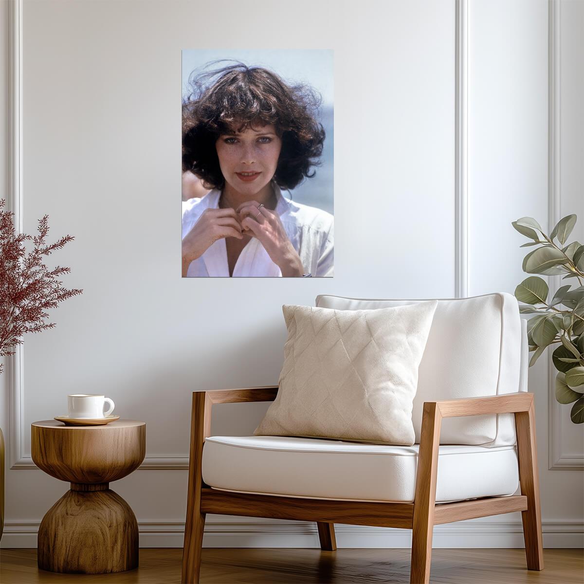Sylvia Kristel Portrait Poster | Actress Wall Art Print - Celebrities Poster