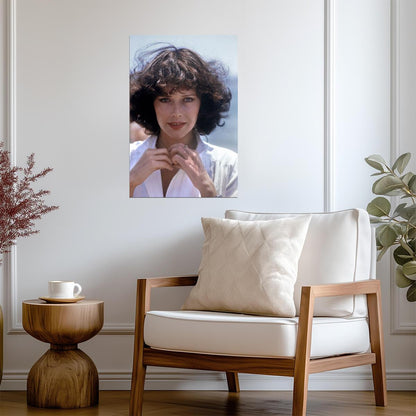 Sylvia Kristel Portrait Poster | Actress Wall Art Print - Celebrities Poster