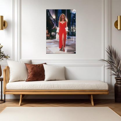 Goldie Hawn in Red Dress Poster | Death Becomes Her Movie Wall Art Print - Celebrities Poster