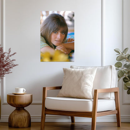 Julie Christie Portrait Poster | Actress Wall Art Print - Celebrities Poster