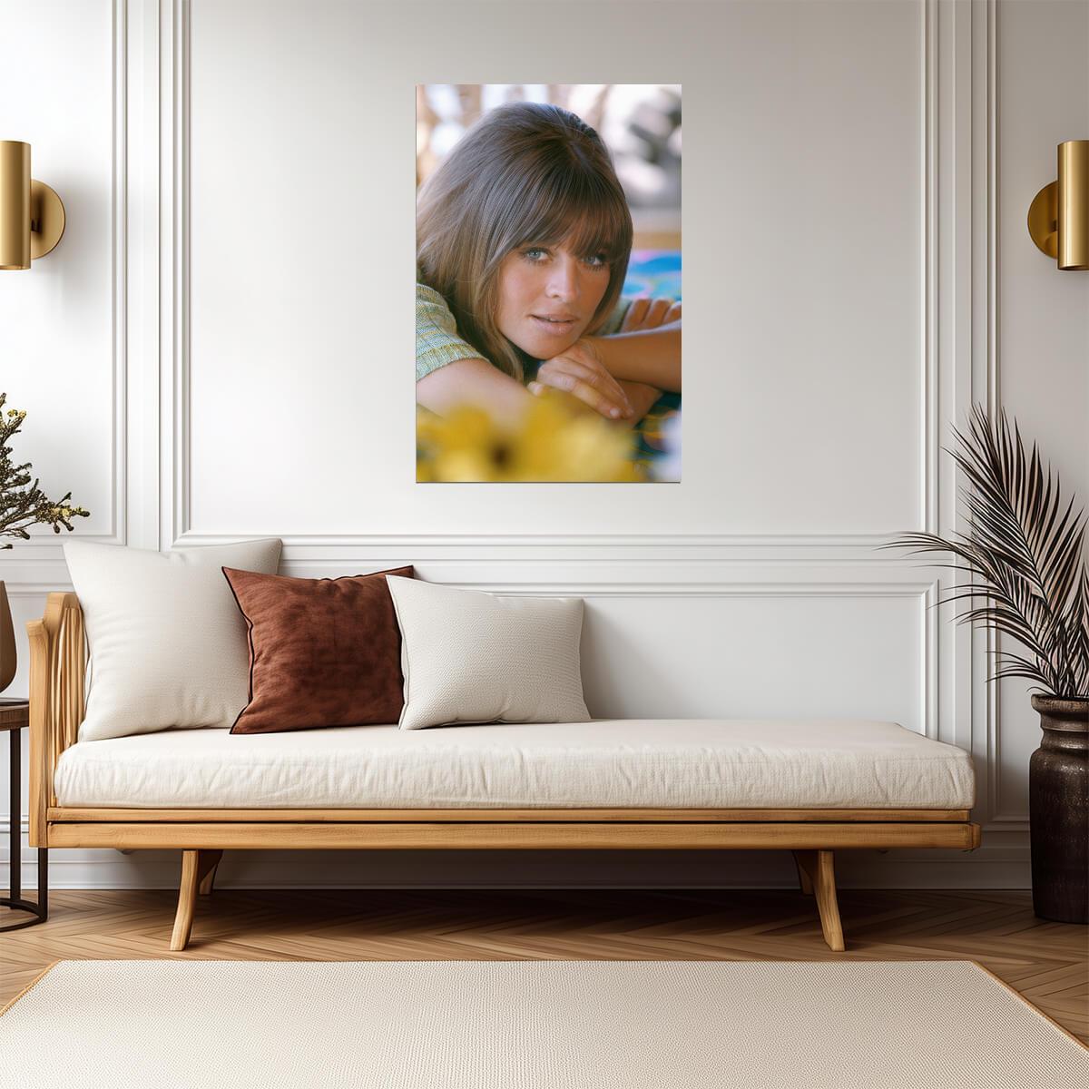 Julie Christie Portrait Poster | Actress Wall Art Print - Celebrities Poster
