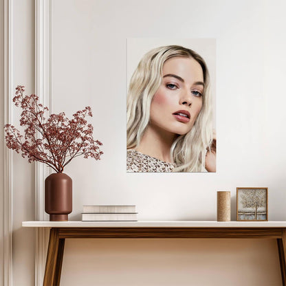 Margot Robbie Classic Beauty Poster | Actress Wall Art Print - Celebrities Poster