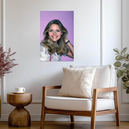 Michelle Pfeiffer Portrait Poster | Actress Wall Art Print - Celebrities Poster