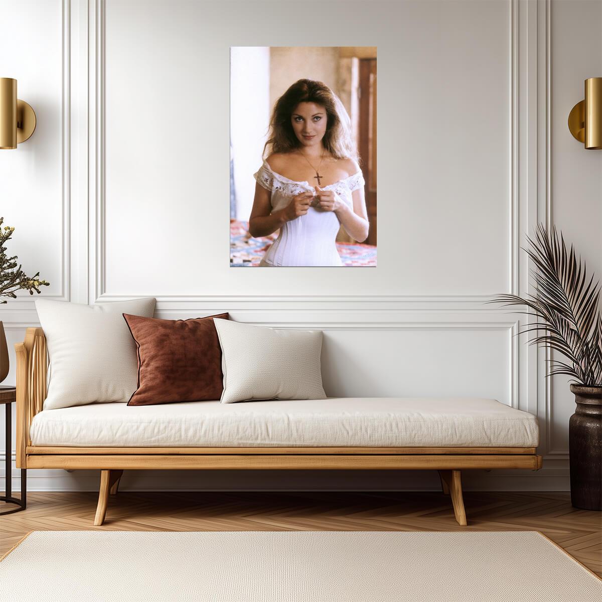 Jane Seymour with Cross Necklace Poster | East of Eden 1981 Movie Print - Celebrities Poster