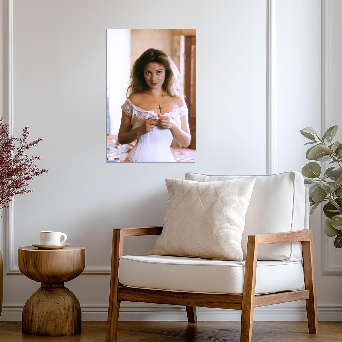 Jane Seymour with Cross Necklace Poster | East of Eden 1981 Movie Print - Celebrities Poster
