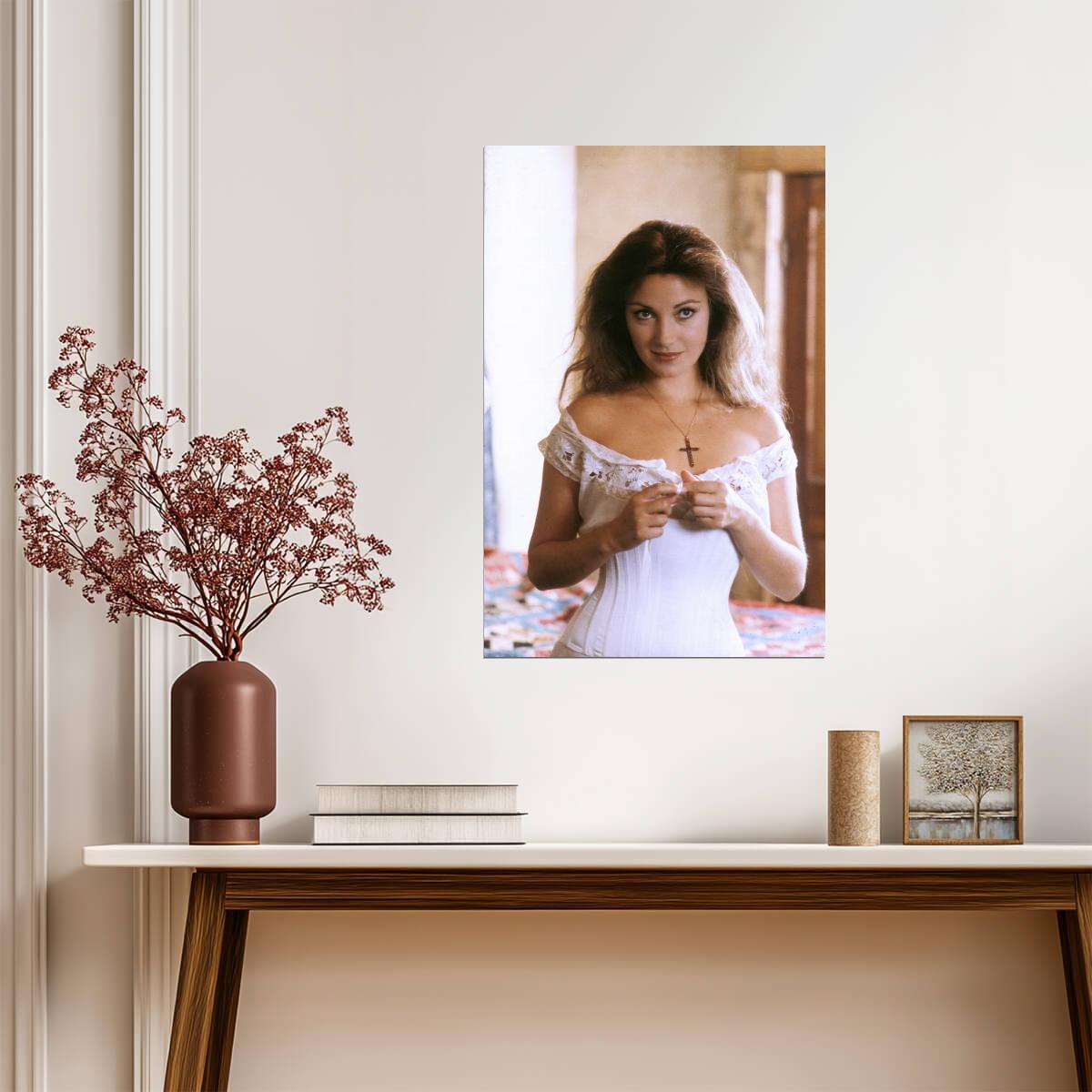 Jane Seymour with Cross Necklace Poster | East of Eden 1981 Movie Print - Celebrities Poster