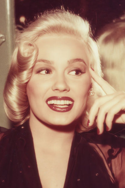 Mamie Van Doren Smiling Portrait Poster | Actress Wall Art Print - Celebrities Poster