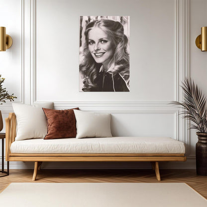 Cheryl Ladd Smiling Portrait Poster | Actress Wall Art Print - Celebrities Poster