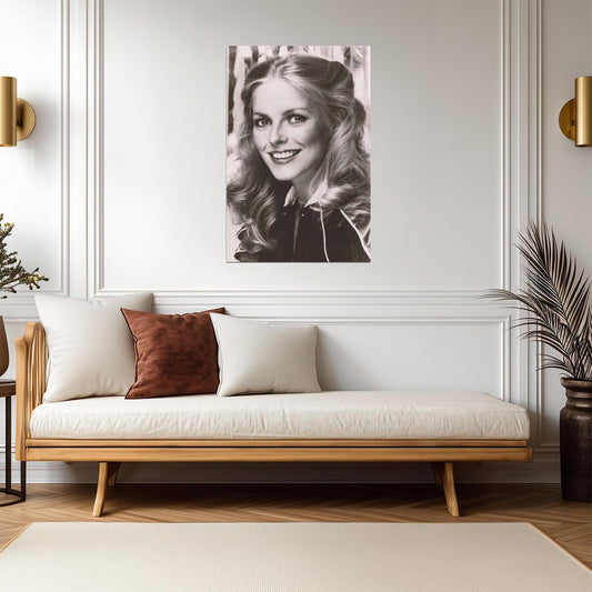 Cheryl Ladd Smiling Portrait Poster | Actress Wall Art Print - Celebrities Poster