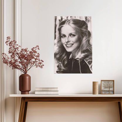Cheryl Ladd Smiling Portrait Poster | Actress Wall Art Print - Celebrities Poster