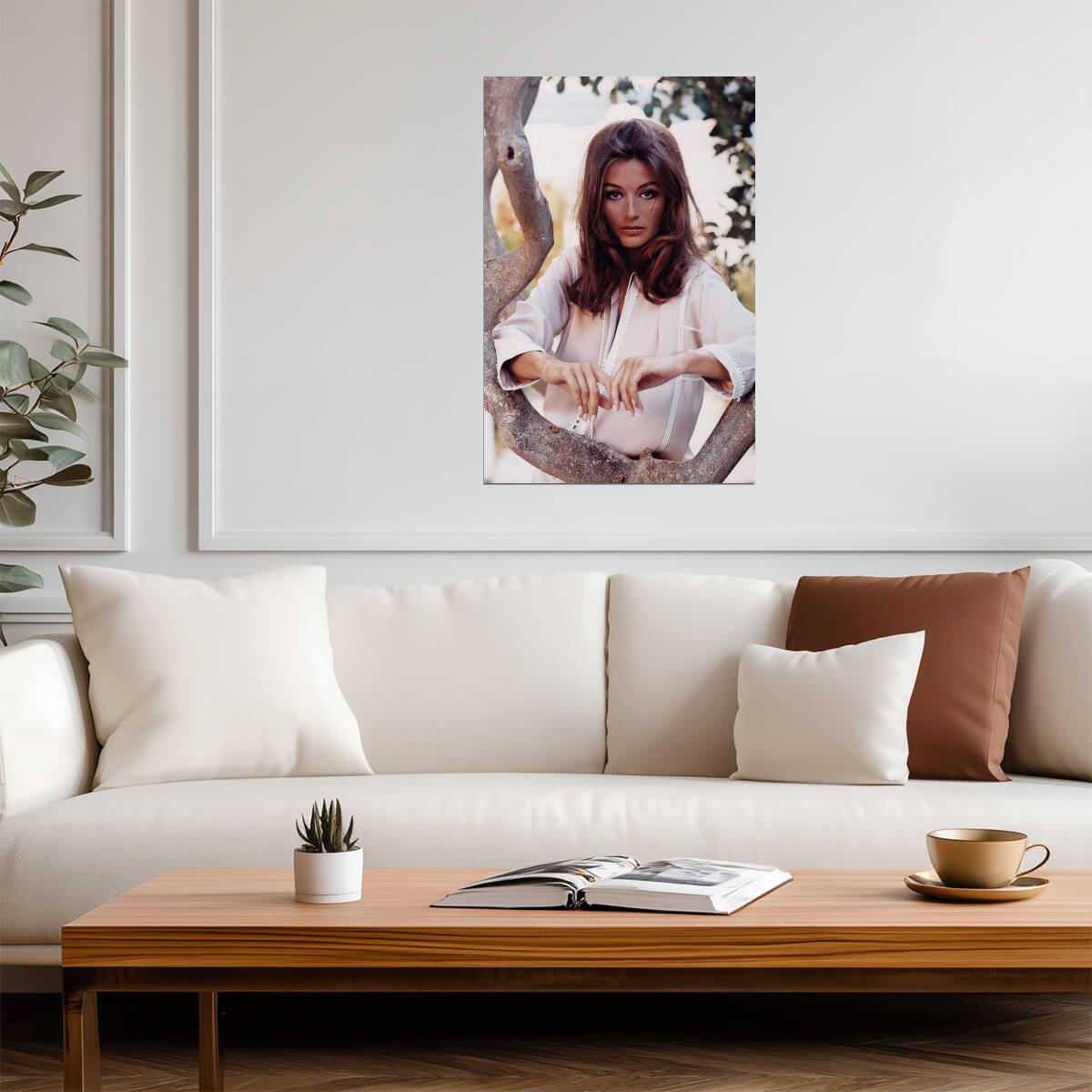 Anouk Aimee Portrait Poster | Actress Wall Art Print - Celebrities Poster
