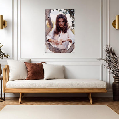 Anouk Aimee Portrait Poster | Actress Wall Art Print - Celebrities Poster