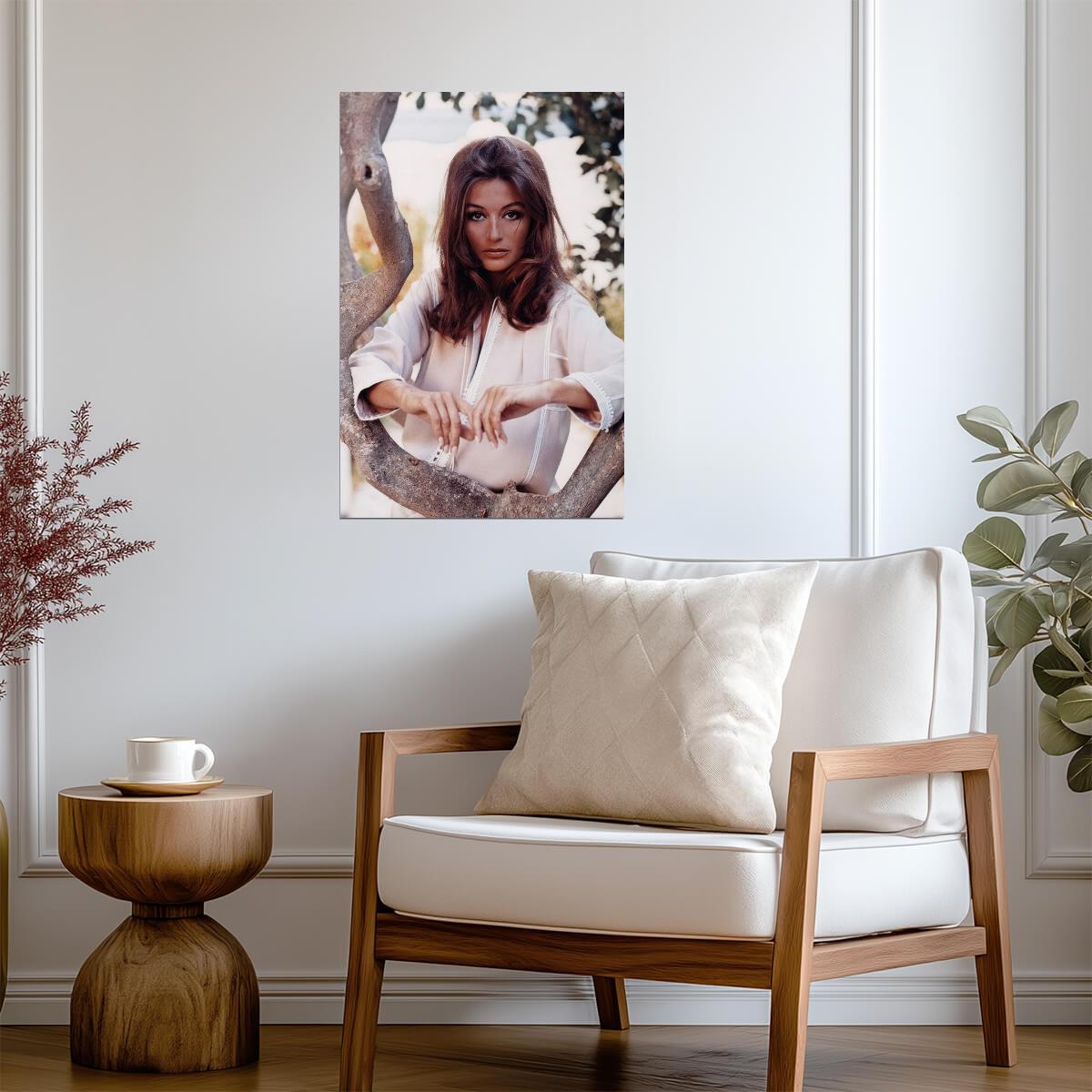 Anouk Aimee Portrait Poster | Actress Wall Art Print - Celebrities Poster