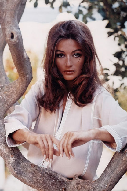 Anouk Aimee Portrait Poster | Actress Wall Art Print - Celebrities Poster